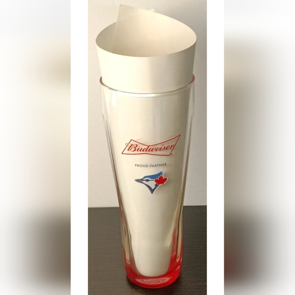 Toronto Blue Jays BUDWEISER MLB Beer Tall Glass Collectors Promo Rare - Picture 7 of 7